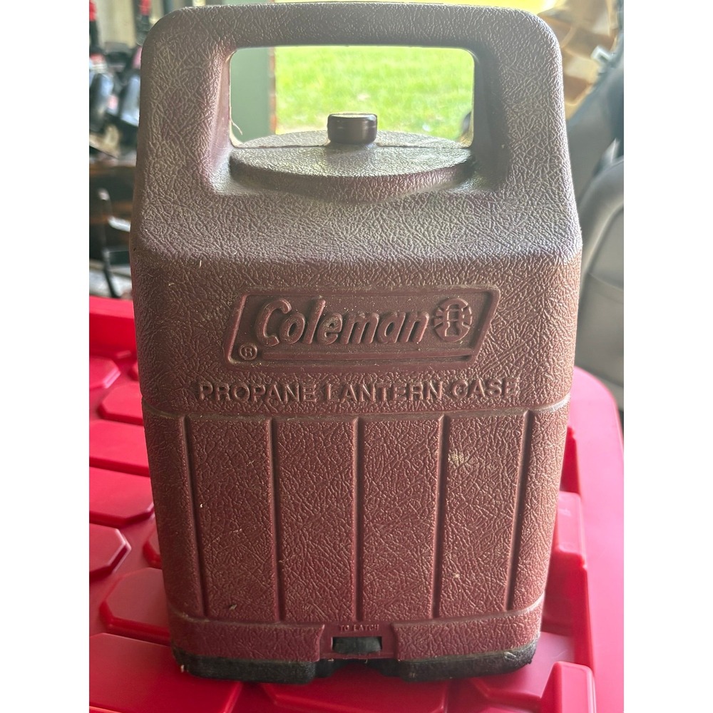 Coleman Propane Lantern Coleman Propane Lantern Case Vintage Camping Storage Box